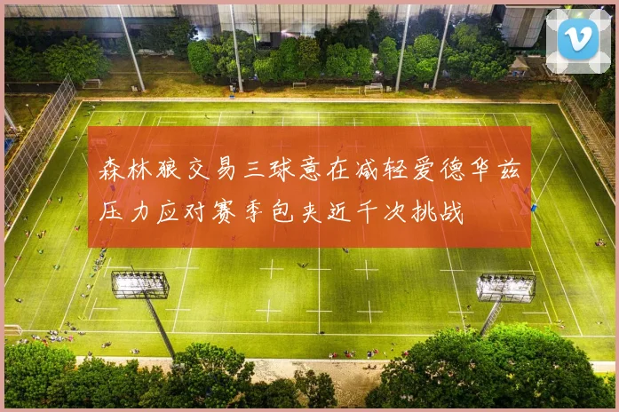 森林狼交易三球意在减轻爱德华兹压力应对赛季包夹近千次挑战