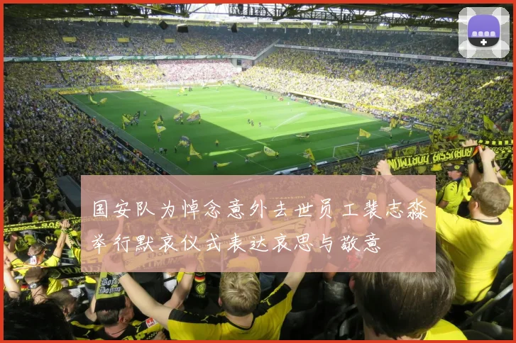 国安队为悼念意外去世员工裴志淼举行默哀仪式表达哀思与敬意